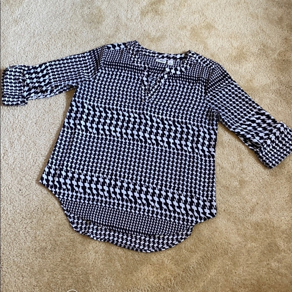 Houndstooth Cato Lightweight Top